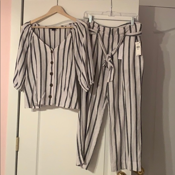 Sanctuary Pants - 2pc linen/rayon Sanctuary wise pants and top